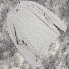 UNIQLO ユニクロ（L）スウェット トレーナー グレー　シンプル メンズ