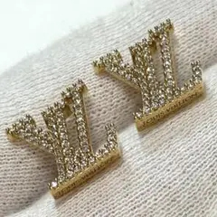 ★新品同様★　LOUIS VUITTON LV アイコニック ストラス ピアスのサムネイル