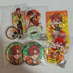 地縛少年花子くん　夏彦　ミュージアム　くま　アクリルスタンド　缶バッジ　カード