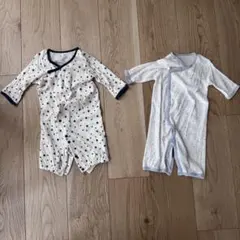 ベビー ロンパース 2枚セット 星柄のサムネイル