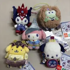 遊戯王×サンリオマスコットvol.2 5種オシリスガールクリボーエクゾ魔術師 遊戯王×サンリオマスコットvol.2 5種オシリスガールクリボーエクゾ魔術