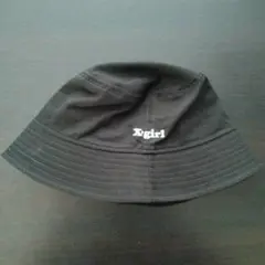 x-girl ブラック バケットハット ONE SIZE