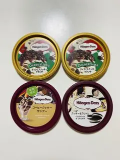 ハーゲンダッツ Decorations ティラミスク ッキークランチ 蓋のサムネイル
