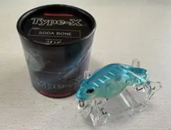 廃盤 メガバス タイプX 初期パケ ライムバックチャートベリーフロッグ