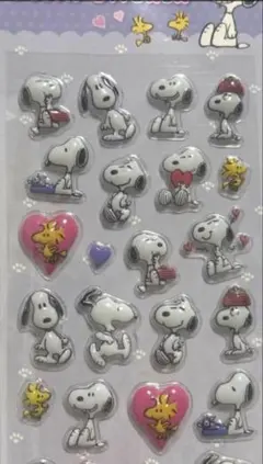 スヌーピー ぷくぷくシール　plump sticker