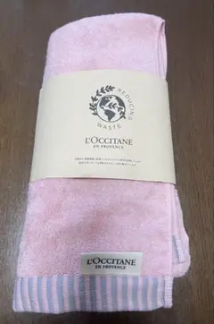 L'OCCITANE リバーシブルバスタオル ピンク