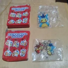 ②【ポケモン】アクリルキーホルダー コイキング＆ギャラドスごっこピカチュウE・H