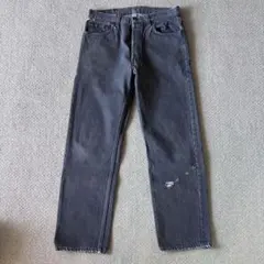 80年代 Levi's 501 ブラック 先染めビンテージ USA
