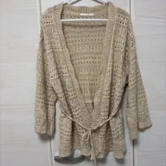 RETRO GIRL クロシェ編みカーディガン