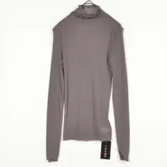 L~LL メロウ シアー ハイネックトップス レディース インナー/チャコール