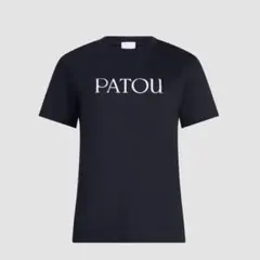 26SS 新品 PATOU オーガニックコットン ボウTシャツ XS PATOU - 新作☆ PATOU 26SS コットン ネイビー ボウTシャツ 新品 Mの