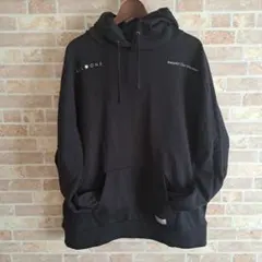 ALL ONE 黒 パーカー　メガスポーツ