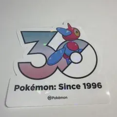 ポケモン 30周年記念 ステッカー　ポリゴン、ポリゴン2 韓国限定】ポケモン 30周年記念 ステッカー ポリゴンZ メガフェスタ