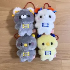 【新品】すくっとたっちさん　ちゃいなたうん　4体セット