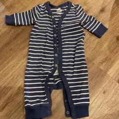 baby gap ストライプロンパース 0-3ヶ月