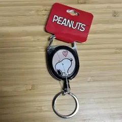 スヌーピー リール付きキーホルダー
