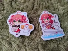 さくらみこ×スシローコラボ特典ピック2点