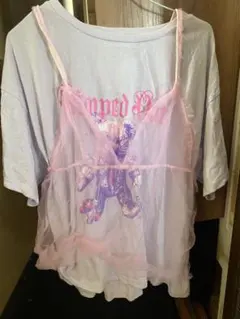 リッスンフレーバーキャミソールTシャツクマのサムネイル
