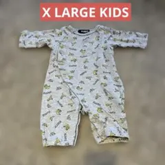 XLARGE KIDS ロンパース グレー　バナナ　フリーサイズのサムネイル