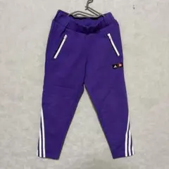 adidas LEGO コラボ　ジャージパンツ　パープル　130