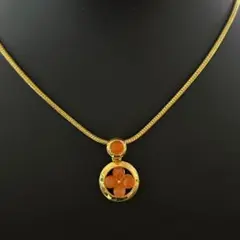 【良品】Monet モネ ネックレス ゴールドカラー フラワー26072110のサムネイル