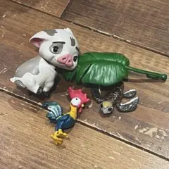 ディズニー　アニメーターズコレクションフィギュア　ヘイヘイ　プア　カメ　セット