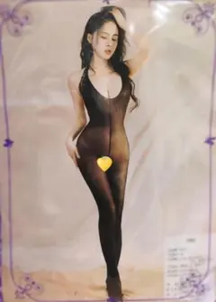 【新品 未使用】黒の全身ストッキング フリーサイズ