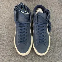 VEJA 新品　24.5センチ　ネイビー ハイカットスニーカー スエードのサムネイル