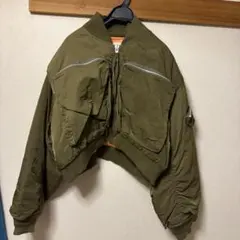 Sea Room lynn カーキ クロップドMA-1