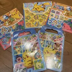 ポケモンおりがみ&ぬりえ　5点セット