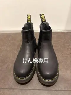Dr. Martens ブラック サイドゴアブーツ