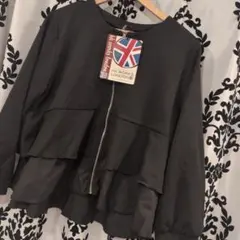 ペプラム ノーカラージャケット