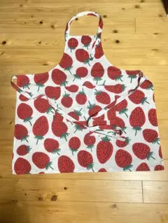 マリメッコ marimekko マンシッカ　エプロン　いちごのサムネイル