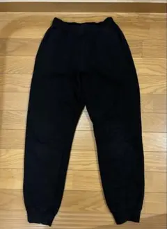 ユニクロ　裏ボアスウェットパンツ　ブラック　140