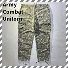 ACU ミリタリーパンツ デジカモ ウッドランド タイガーカモ 極太 米軍放出品