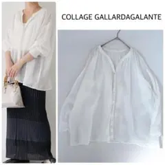 コラージュガリャルダガランテ ラミー2WAYシアーブラウス リネン100%