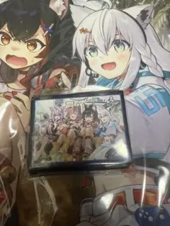 新品未開封 ホロライブゲーマーズ 6周年記念 ラバーマット カードスリーブ