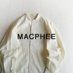 美品♪マカフィー トゥモローランド コットンローン ネックギャザー