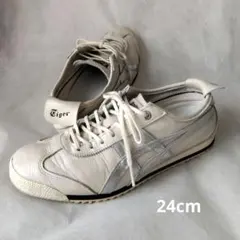 オニツカタイガー メキシコ66 SD バーチ/シルバー 24cm