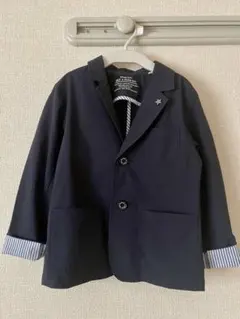 《BREEZE》ネイビー ダブルボタンブレザー ジャケット 120 キッズ