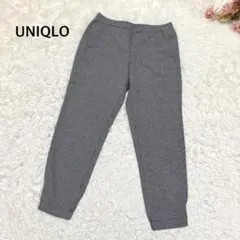 s2872【ユニクロ】クロップド丈 ストレッチ パンツ 千鳥格子柄 ラフ M