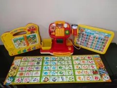 アンパンマン 知育玩具４点セット（中古）