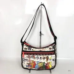 激レア限定品 レスポートサック OC コラボ アメコミ柄 総柄 ショルダー 