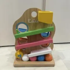 Edute エデュテ 木製スロープトイ ボール転がし 知育玩具のサムネイル