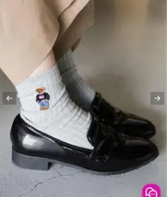 晴雨兼用コインローファーパンプス SESTO 24㎝