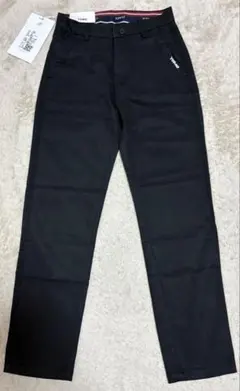 ✨ YOMO 블랙 슬림핏 팬츠 캐주얼 팬츠 골프 사이즈 S