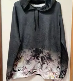 NieR clothing 九尾柄プルオーバー パーカー 和柄