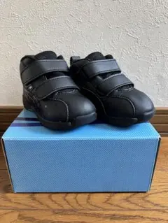 asics スクスク　ブラック ベルクロ　スニーカー　15㎝