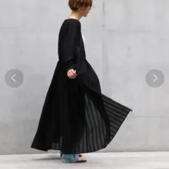 数回使用 M notch カシュクールワンピース ガウン ロングカーディガン