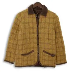 LAVENHAM ラベンハム ウール チェック キルティングジャケット 英国製